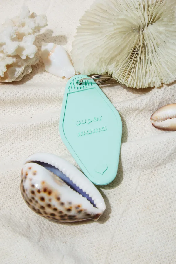 Porte clef  "super mama"