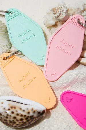 Porte clef  "super mama"