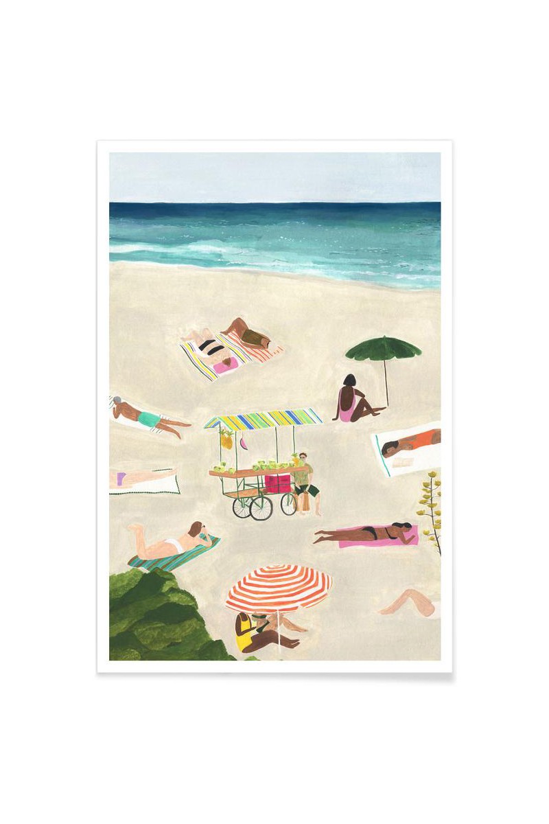 Beach day poster