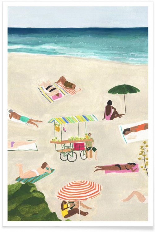 Beach day poster