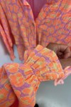 Blouse leo fluo