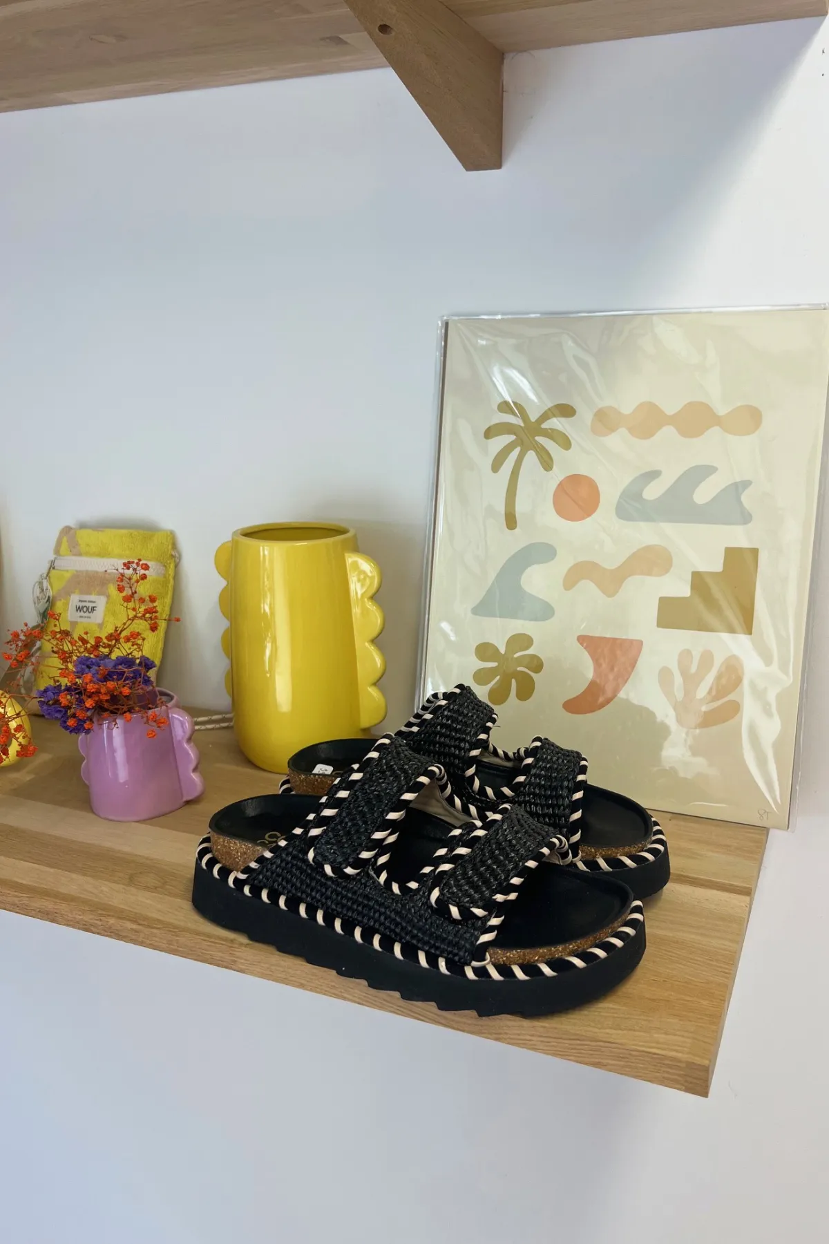 woven Raffia sandals