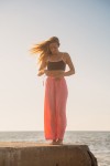 pink checkered pant