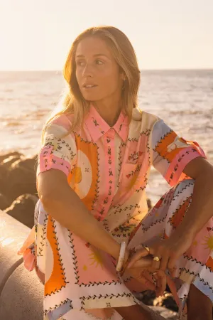 Ensemble short Rosée astrale