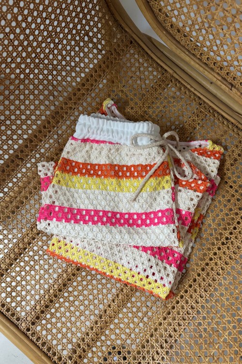 Set en crochet - short et tee shirt