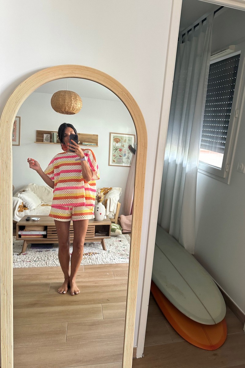 Set en crochet - short et tee shirt