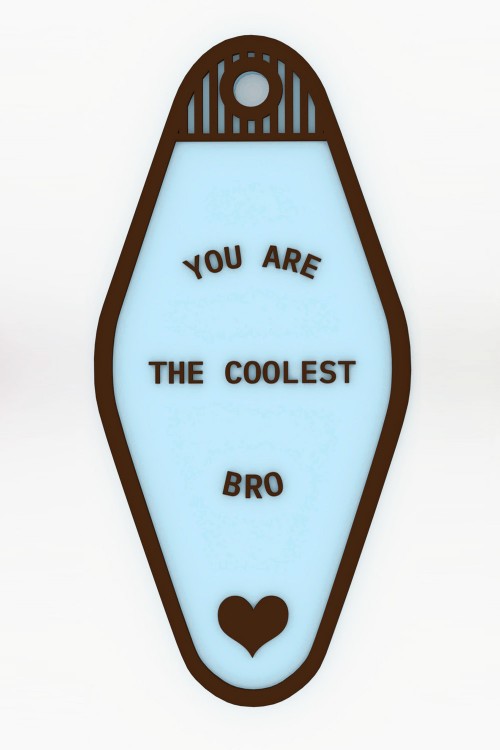 coolest bro key chain