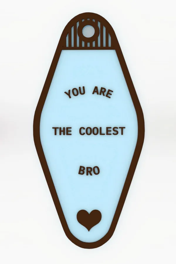 coolest bro key chain