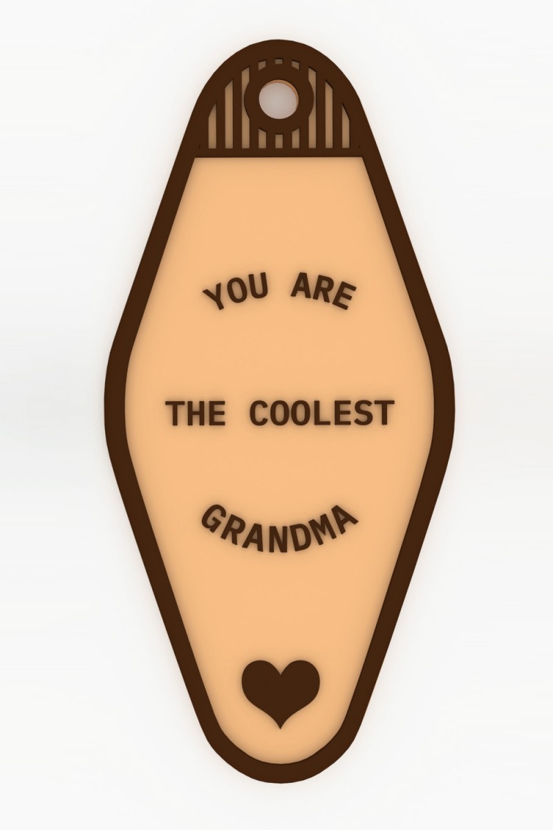 porte-clef "best grandma"