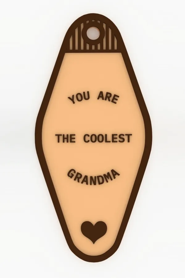 coolest grandma key chain