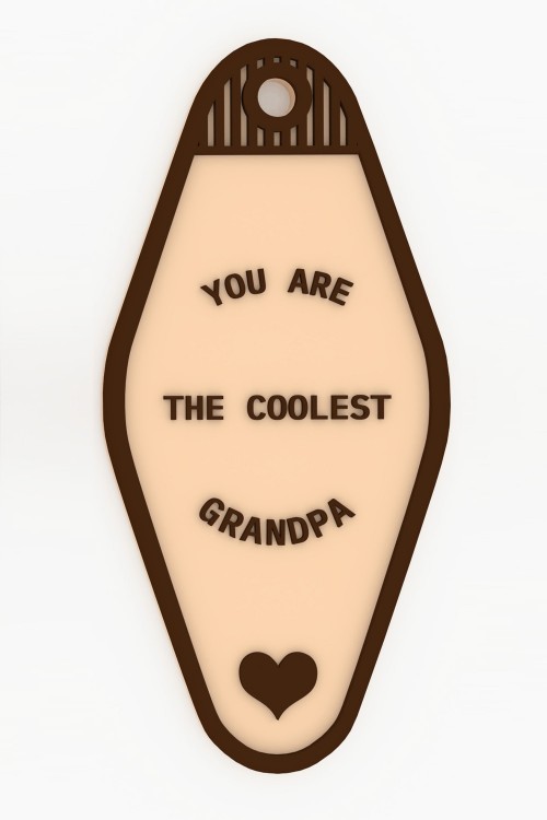 coolest grandpa key chain