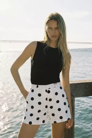 Short à pois