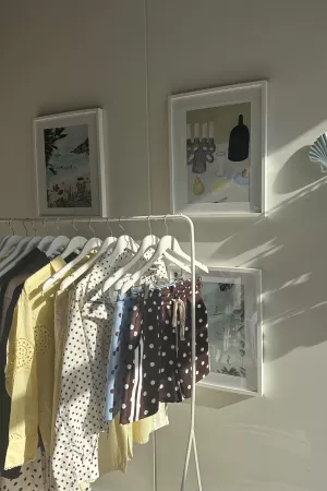 short de sport à pois