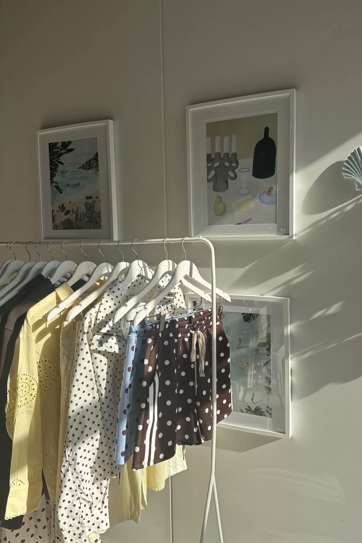 short de sport à pois
