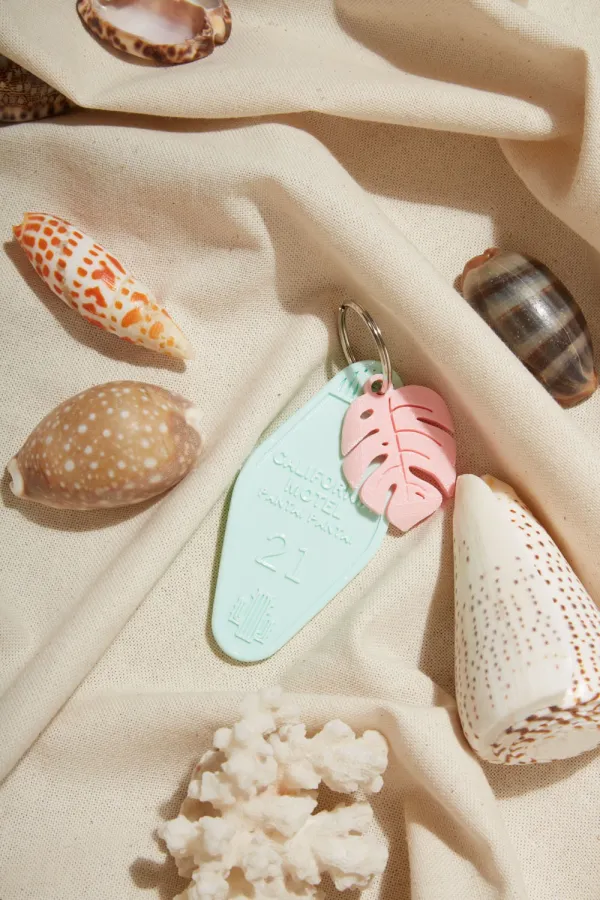 Porte clef "Monstera"