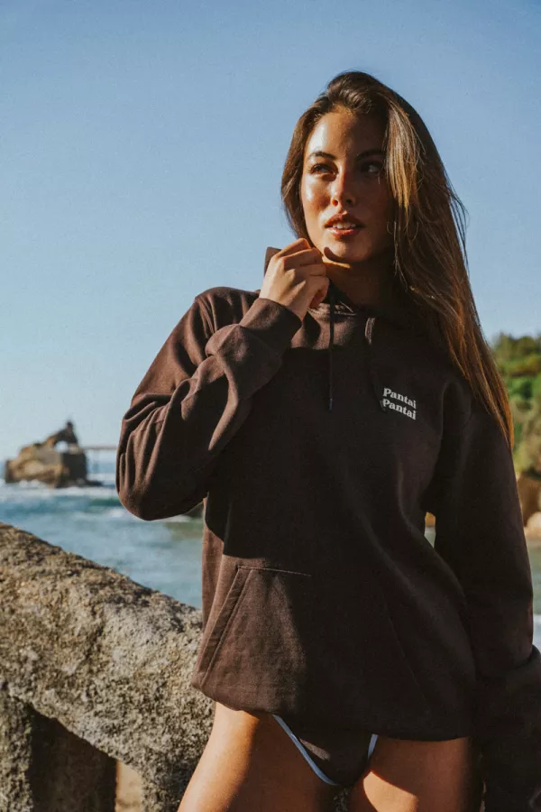 sweat marron capuccino