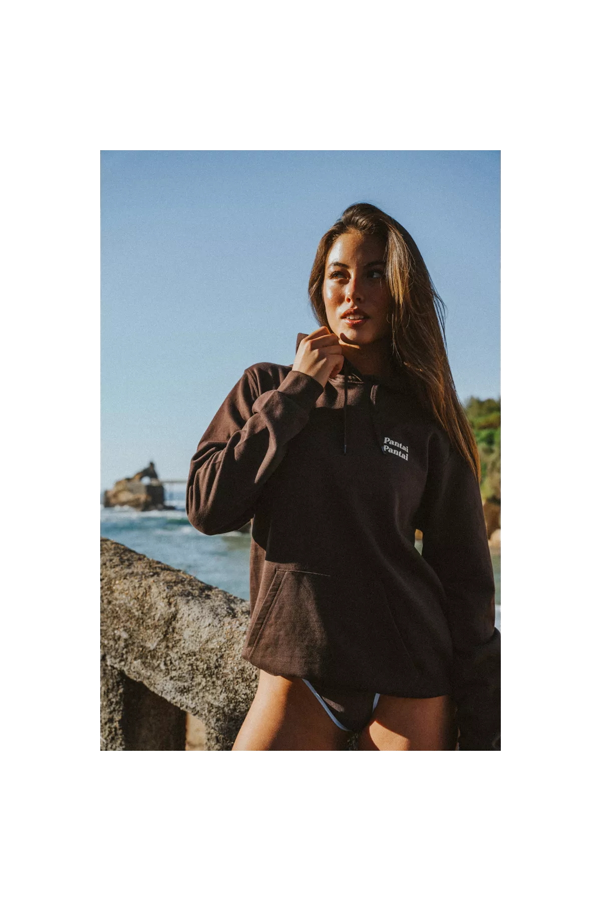 sweat marron capuccino
