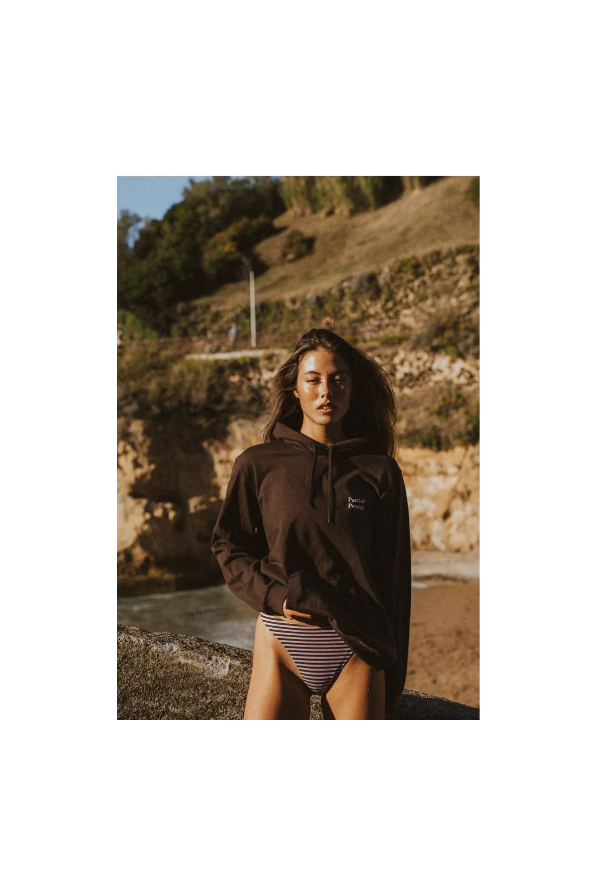 sweat marron capuccino