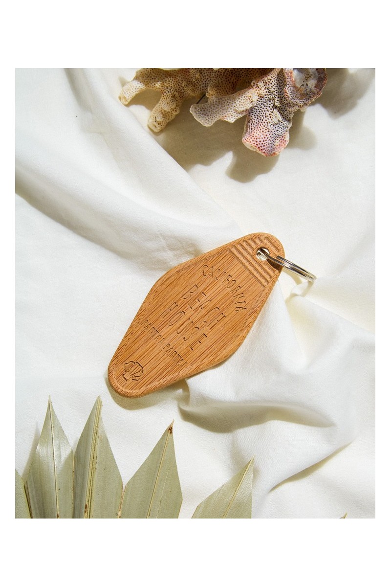 bamboo motel key chain