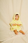 Poncho serviette bébé/enfant- Sunshine Yellow