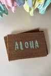 Paillasson "Aloha" vert