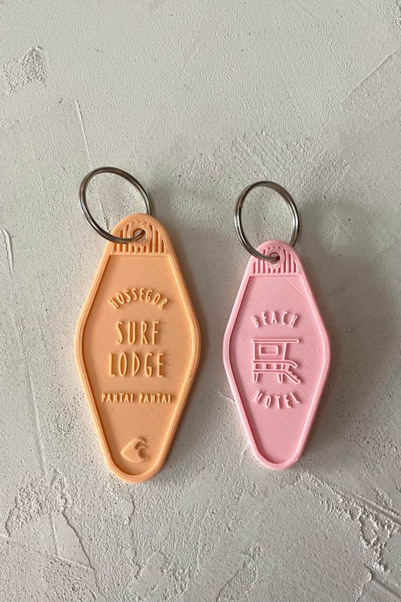 Mini motel key chain