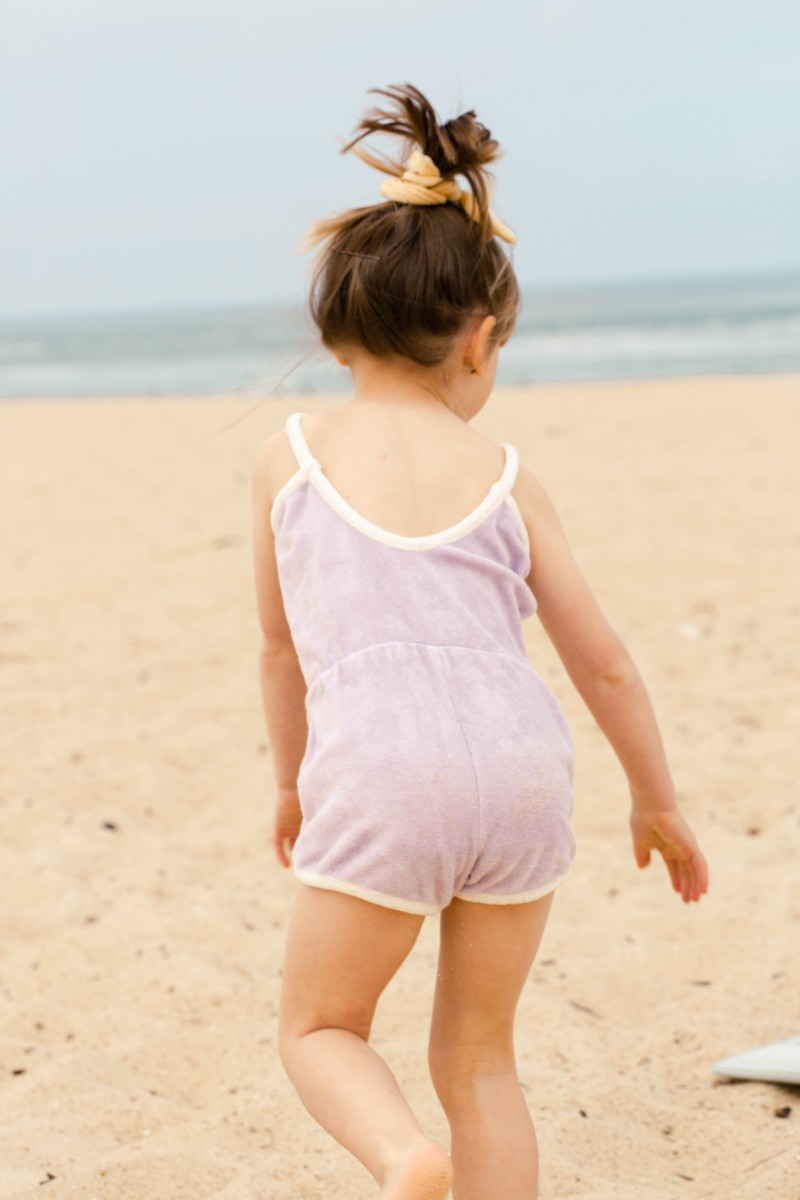 girl lilac playsuit